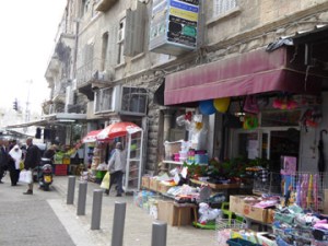 Walking to the bus terminal on the way to Bethlehem.